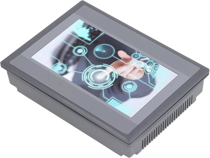 PLC Touchscreen HMI-displaypaneel 7 Inch TFT LCD 800x480 IP65 ARM9-processor 12 Ingangen 8 Uitgangen Compatibel Met Standaard PLC-modellen