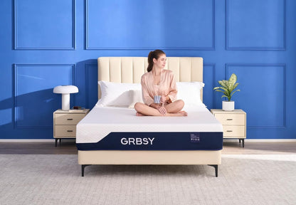 H5 matras, koudschuimmatras met ijszijden overtrek, verkoelend gel- en bamboehoutskoolschuim, 7-zones comfort, Oeko-Tex & CertiPUR-US gecertificeerd, 120 nachten proefslapen, 20 cm, 90 x 200 cm