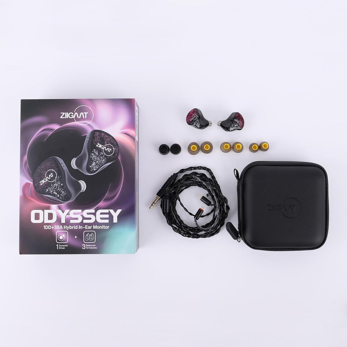 Bedrade In-Ear Monitor – IEM Oordopjes – In-Ear Oortjes – Monitor Oordopjes – Audiofiele Oordopjes – Hybride 1DD+3BA – Afneembare Kabel