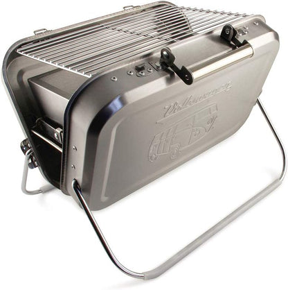 BRISA VW Collection Volkswagen T1 Bus Transporter Draagbare BBQ Grill - Roestvrij staal