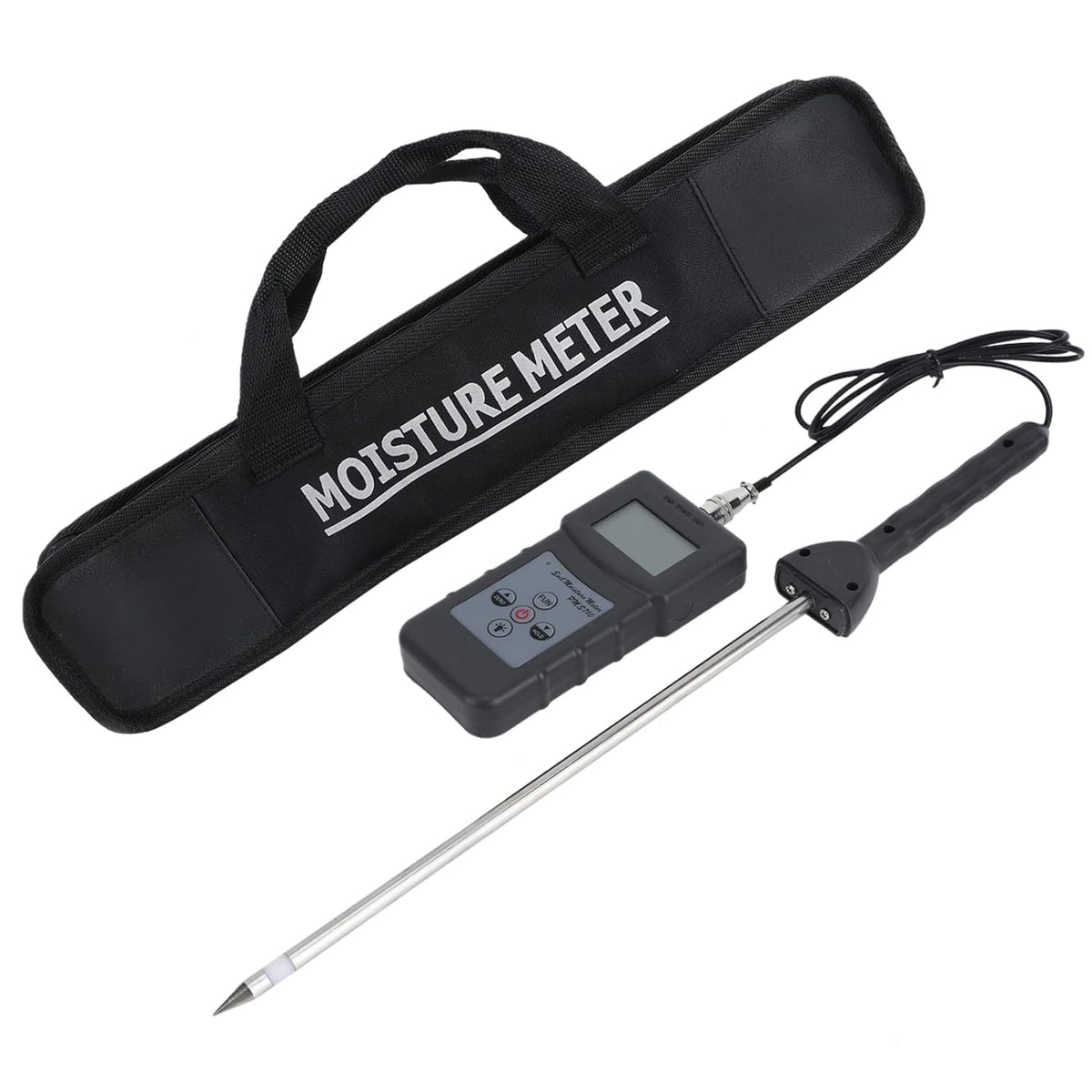 Bodemvochtigheidsmeter Digitaal display ABS Handmatige uitschakeling Bodemvochtmeter, voor landbouwbeplanting, voor industriële productie, voor tuinbenodigdheden, voor gebouwen