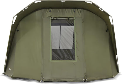 Lucx® Coon Karpertent voor 2 personen, vistent bivvy tent voor 1 tot 2 personen, Carp Dome, 10.000 mm