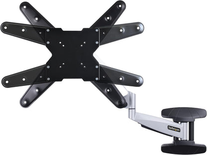 StarTech.com Wandmonteerbare VESA TV arm, Verstelbare Full Motion TV Muurbeugel voor 23"-55" Schermen, 30kg Draagvermogen, Uitschuifbare/Kantelbare/Zwenkbare VESA Wandbeugel (FHA-TV-WALL-MOUNT)