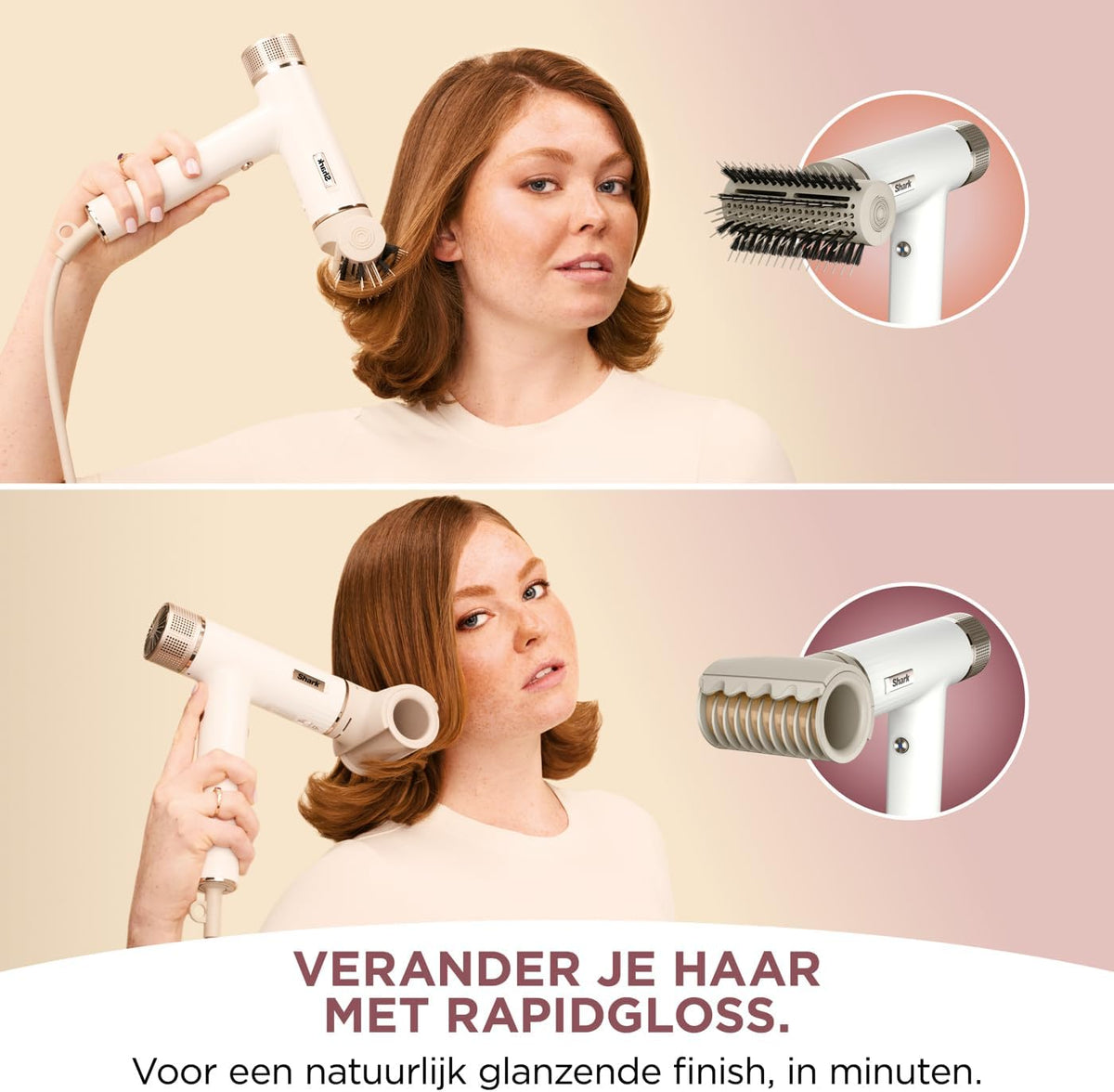 Föhn – Haardroger – Haarstyler – Stylingset – Föhnborstel – Voor glad en golvend haar – Sneldrogend – Coanda-technologie
