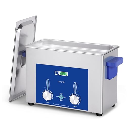 Ultrasone Reiniger – Ultrasone Schoonmaker – Reiniger Voor Sieraden – Horlogereiniger – Brillenreiniger – 4 Liter – Roestvrij Stalen Tank – 13 Timerstanden Met Verwarming