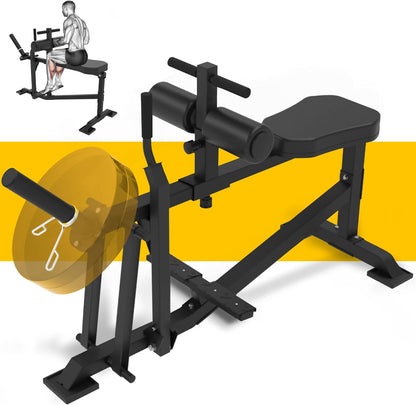 GUUG Calf Machine Road Traine Calf Stretcher Seated Leg Trainer for Home Strength Leg Trainer Leg Training Device Training Seated Calf Raise Machine - QUORE