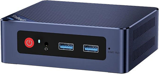 Mini PC – Mini Computer – Desktop PC – Kantoor PC – Mediaspeler – 13e Generatie Intel Twin Lake-N150 Tot 3,6 GHz – 12GB RAM 500GB SSD Met Dubbele HDMI & Wifi 6