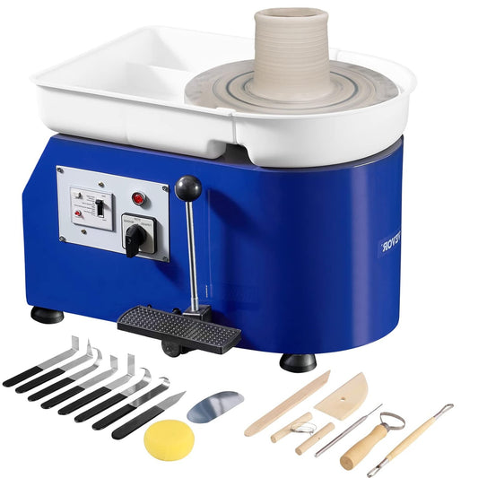 Keramische Wielmachine – Draaitafel – Pottenbakkersmachine – Keramiekmotor – Boetseermachine – 450W Motor – 28 cm Draaiplateau