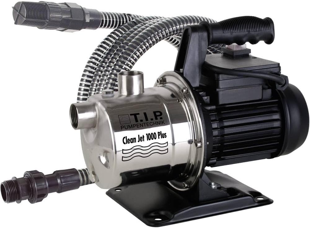 Tuinpomp – Waterpomp – Zelfaanzuigende Pomp – Tuinwaterpomp – Dompelpomp – 800 Watt Motor – Roestvrijstalen Behuizing Met Aanzuigset 4 Meter