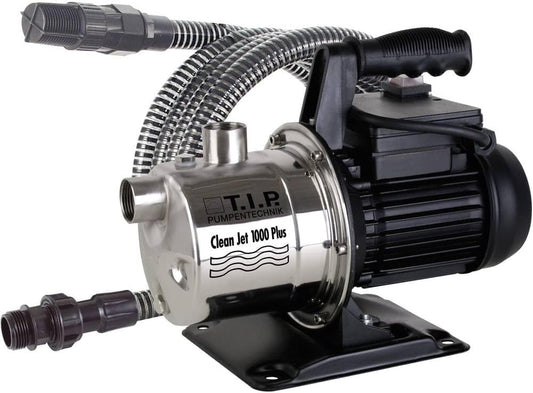 Tuinpomp – Waterpomp – Zelfaanzuigende Pomp – Tuinwaterpomp – Dompelpomp – 800 Watt Motor – Roestvrijstalen Behuizing Met Aanzuigset 4 Meter