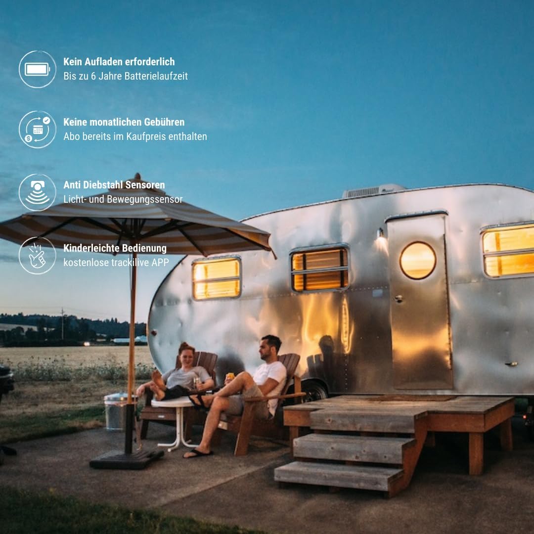 EverFind GPS-tracker voor caravans: tot 6 jaar batterijduur, geen maandelijkse abonnementen, magnetische bevestiging, IP68