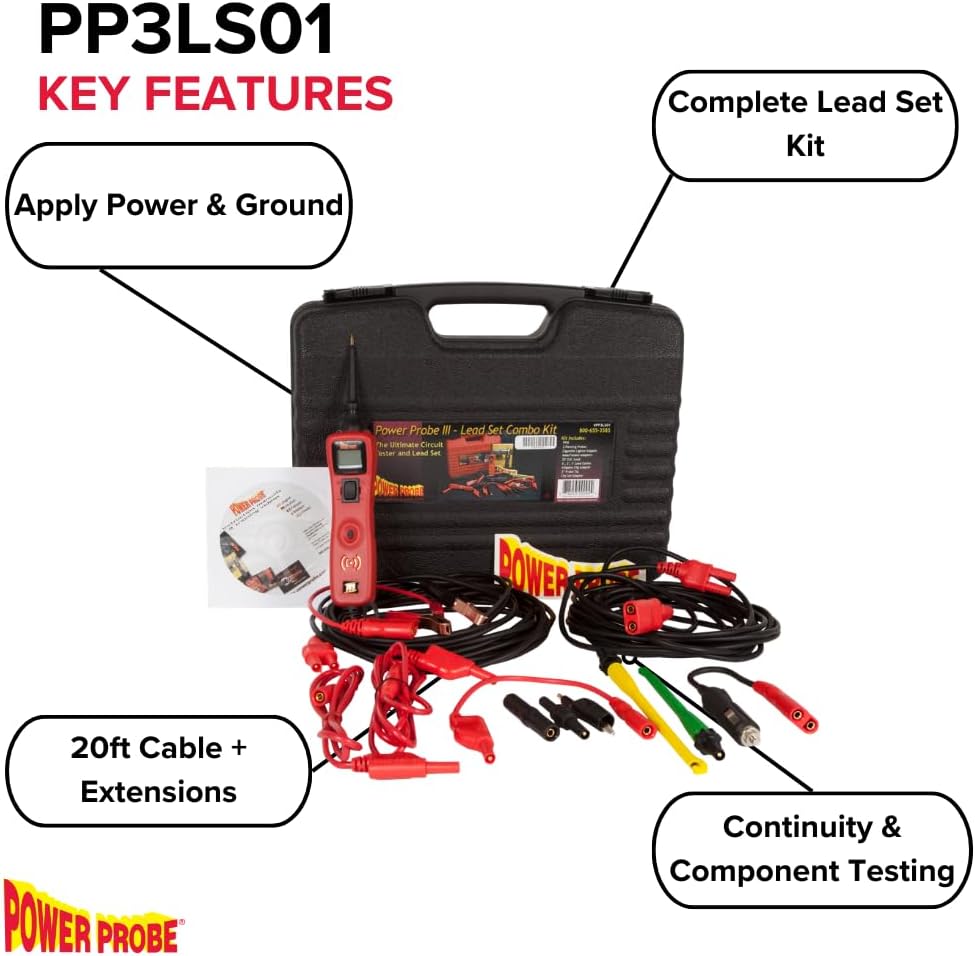 Power Probe PP3LS01 Verstrekt stroom en massa