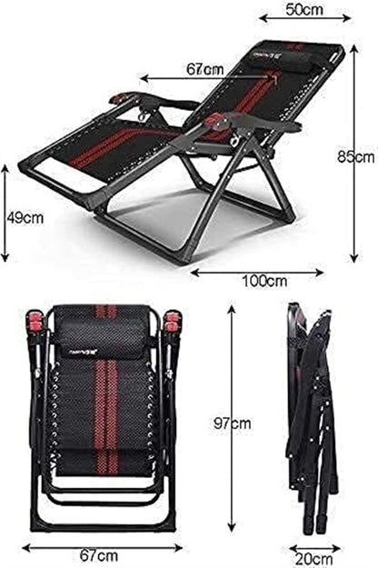 Folding Chair Sun Loungers Recliner Outdoor Chair,Garden Rocking Chair Relaxing Chair,Deck Chair,Cushion Covers Armchair - QUORE