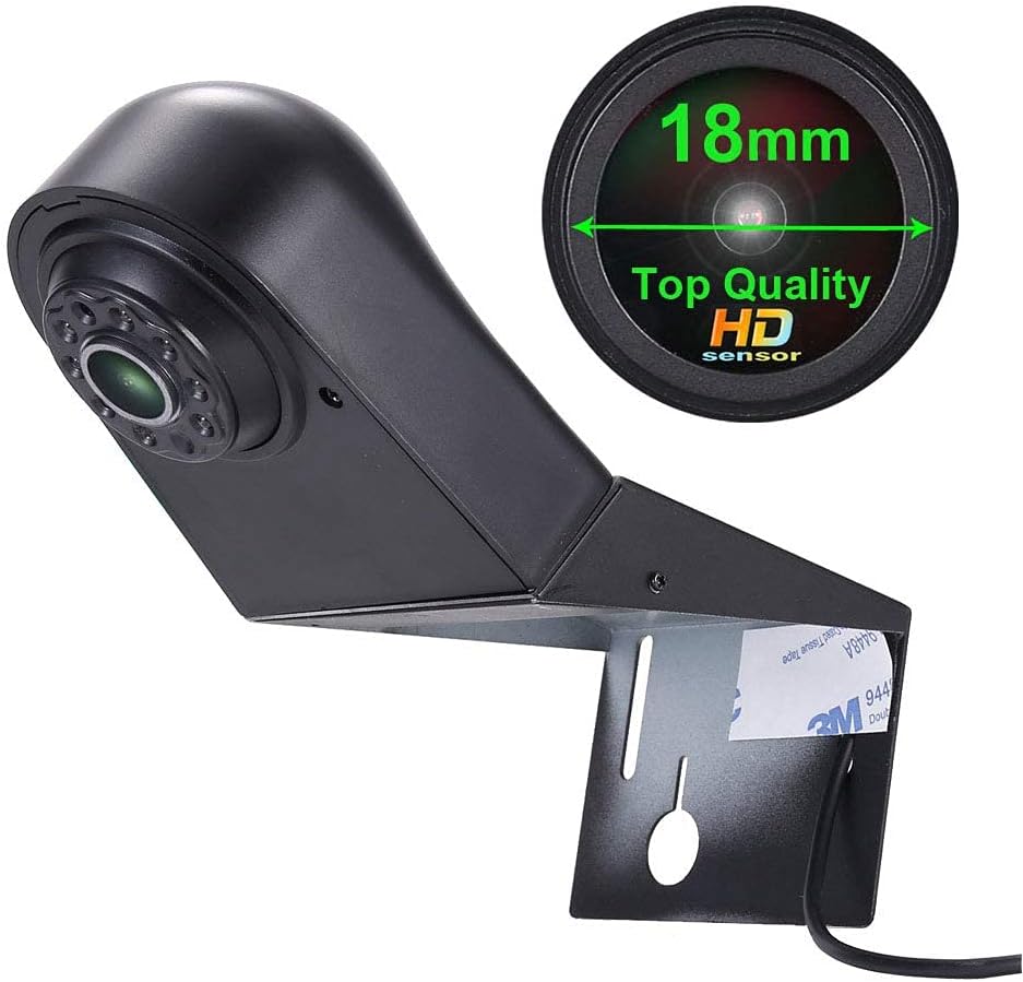 HD IP68 1280 pixels achteruitrijsysteem achteruitrijcamera remlicht passend met hoek verstelbare nachtversie IR-licht hoogdak dakcamera voor F o r d Transit Connect Van MPV SUV Bus + achteruitkijkspiegel