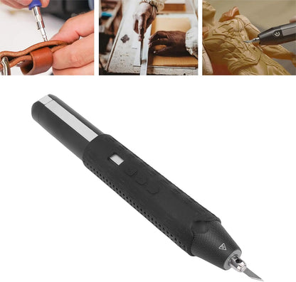 Fafeicy Ultrasone Snijder, Draadloze Handheld 40 KHz met LED -licht 3 Power Modi 24 -stcs Tips voor 3D -bedrukt Model PVC Lederen Houtschuim