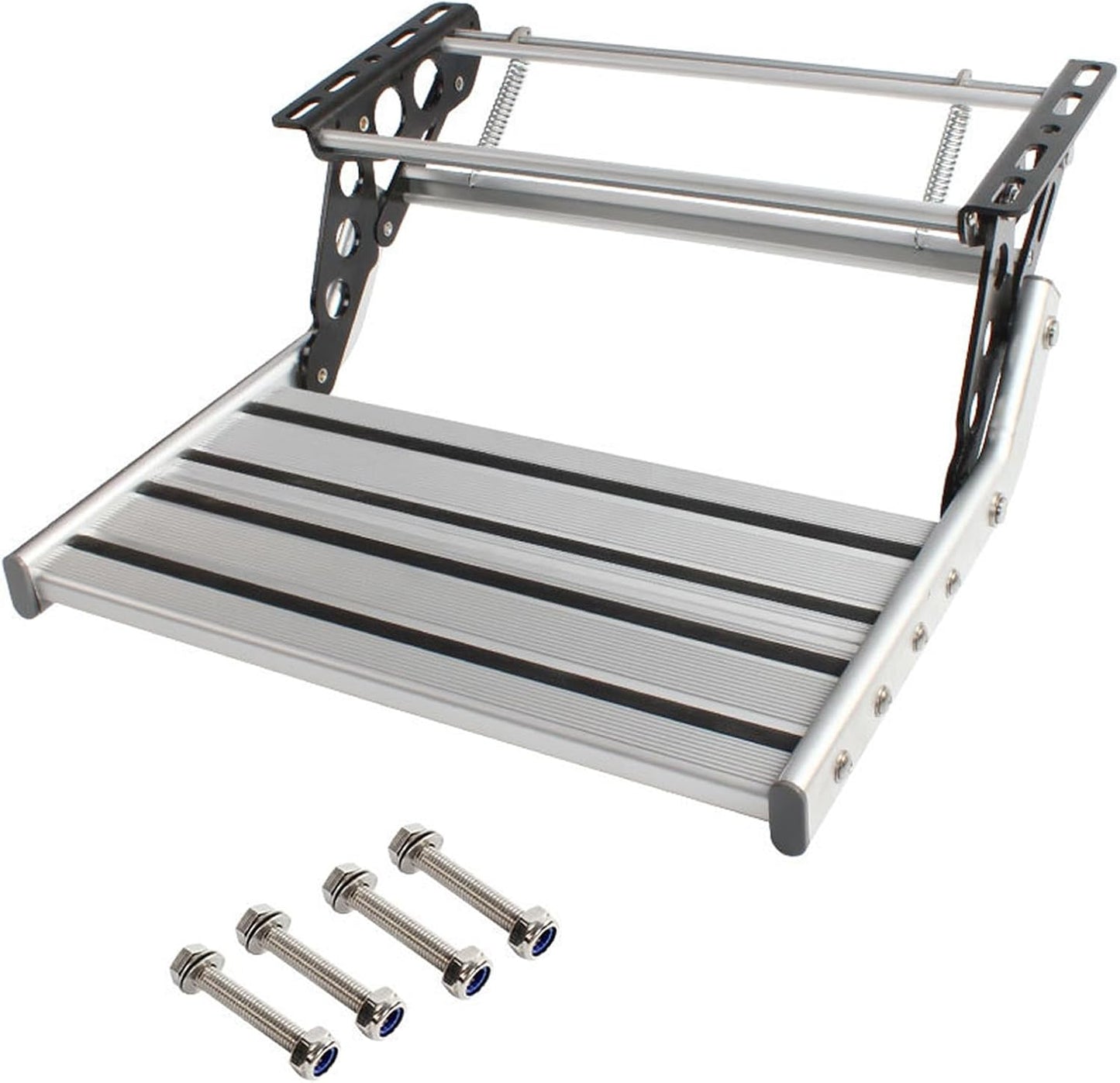 Aluminium uittrekbare inklapbare ladder trede voor camper