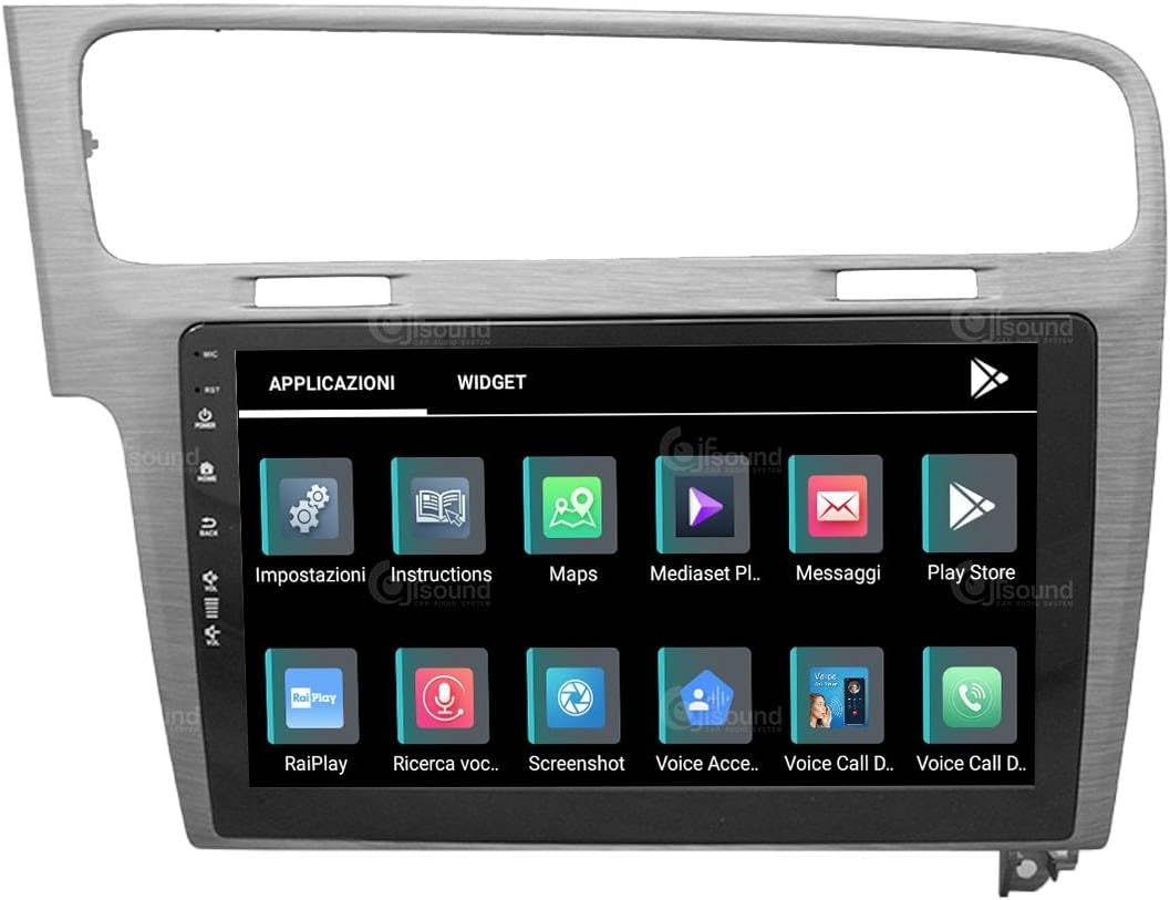Autoradio Volkswagen Golf 7 – Multimedia Speler – Navigatiesysteem – Car Stereo – Touchscreen Radio – 10 Inch Display – Android Auto & Apple CarPlay – Bluetooth & WiFi Connectivity