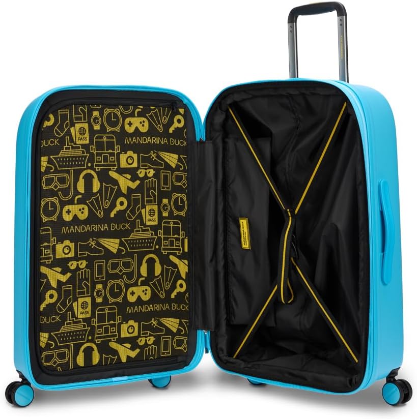 Mandarina Duck Logo Duck + Trolley Large EXP, Aquarius, Large, Logo Duck +