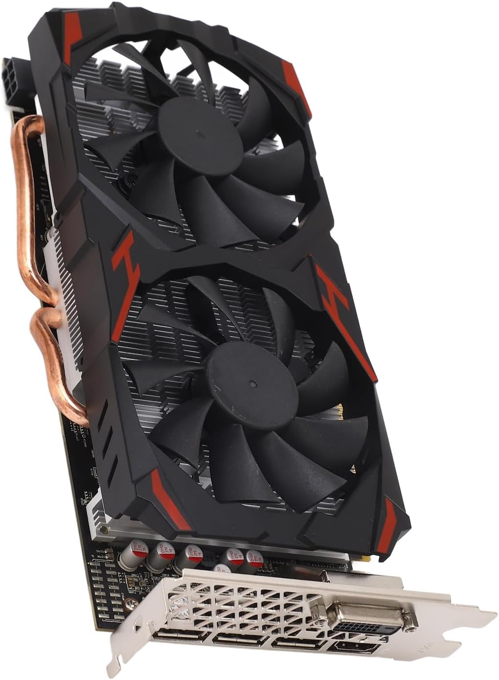 RX 580 8GB Gaming Grafische Kaart Dubbele Ventilatoren Desktop PC Plug-and-Play Stil Hoge Prestaties (580 8G D5)