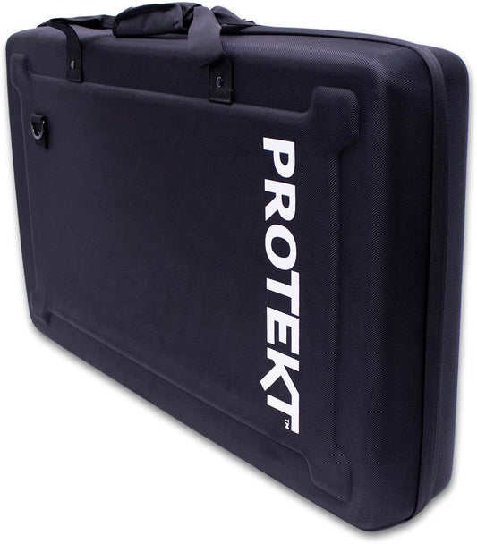 DJ-Controller Tas – Draagtas – Beschermtas – Harde Draagtas – Opbergtas – Zwart, 75 x 39 x 11 cm – Gegoten 7 mm EVA-Schuim Met Waterafstotende Polyester – Dubbele Handgrepen & Afneembare Schouderriem