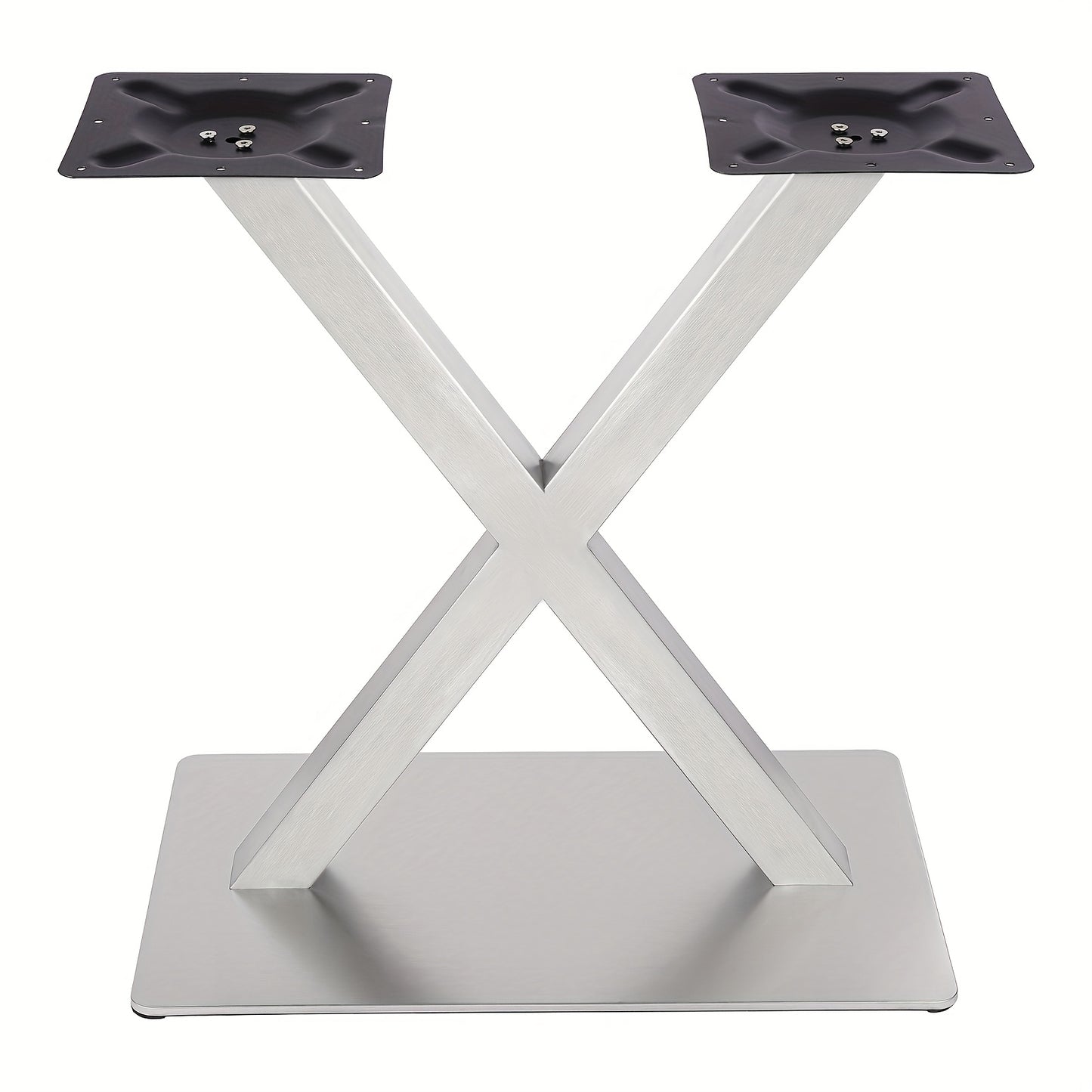 Tafelpoot – Tafelpootstandaard – X-poot – Verstelbare Tafelpoten – Industriële Tafelpoten – RVS 201 Staal – Belastbaar Tot 440 Kg – Hoogte 72 cm