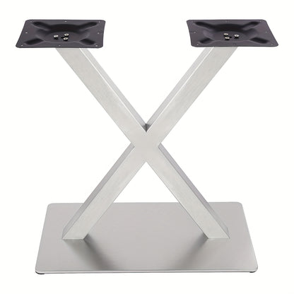 Tafelpoot – Tafelpootstandaard – X-poot – Verstelbare Tafelpoten – Industriële Tafelpoten – RVS 201 Staal – Belastbaar Tot 440 Kg – Hoogte 72 cm