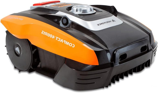 Robotmaaier – Automatische Grasmaaier – Zelfrijdende Gazonmaaier – Tuinrobot – Gazonschaar – Tot 400 m² – iRadar Ultrasone Sensor – Borstelloze Stille Motor - QUORE