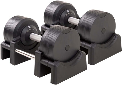BRAINGAIN Adjustable Dumbbells - Versatile weights for strength training at home - QUORE