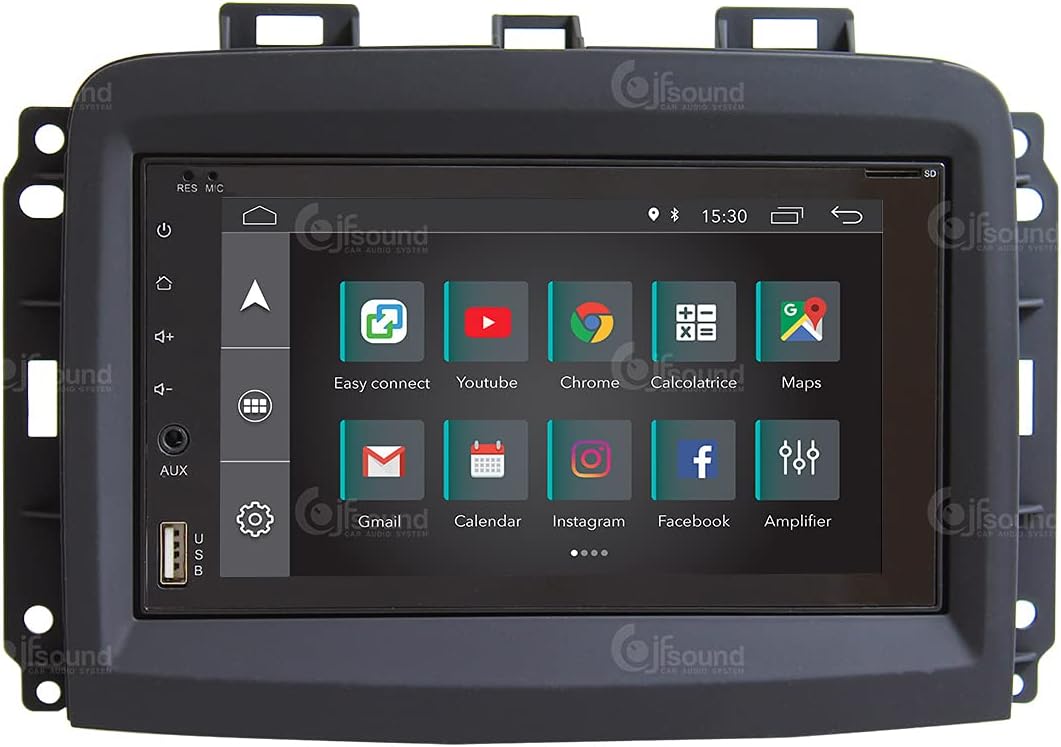 Specifieke autoradio voor Fiat 500L restyling Android GPS Bluetooth WiFi USB DAB+ Touchscreen 6.2" 4core Carplay AndroidAuto