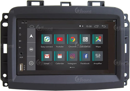 Specifieke autoradio voor Fiat 500L restyling Android GPS Bluetooth WiFi USB DAB+ Touchscreen 6.2" 4core Carplay AndroidAuto