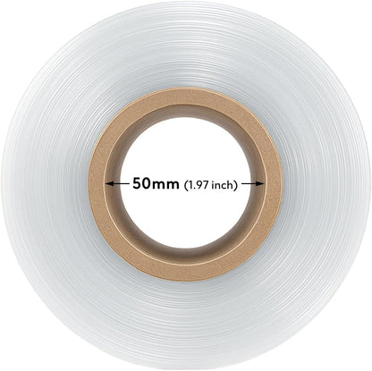 Verpacking Verhuisfolie 23 my transparant 500 mm x 300 m 6 rollen incl. handafroller stretchfolie verpakkingsfolie scheurvast