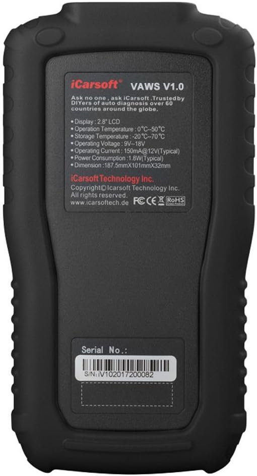 iCarsoft VAWS V1.0 Diagnoseapparaat voor VW Audi Seat Skoda