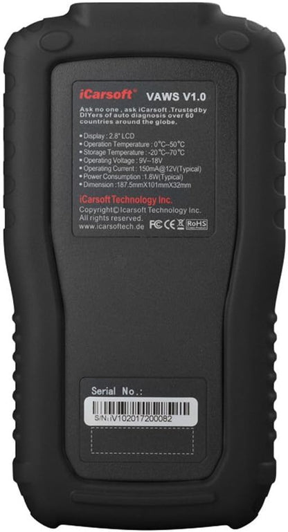 iCarsoft VAWS V1.0 Diagnoseapparaat voor VW Audi Seat Skoda