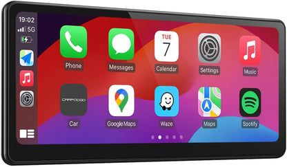 Draagbaar Carplay Display – Android Auto Scherm – Auto Touchscreen – Draadloze Multimedia Speler – 8,9 Inch IPS Display – Full HD 1920x720 – 60fps Vloeiende Reactie