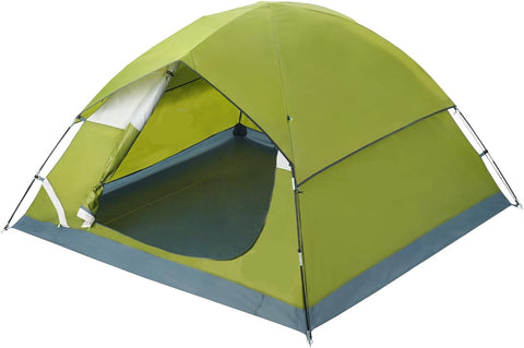 Vevor - Kampeertent, 6 Persoons - waterdicht - Buitenwandelen Backpacken - 190T Dacron - 150D Oxford - 7x7x4ft - Groente - QUORE