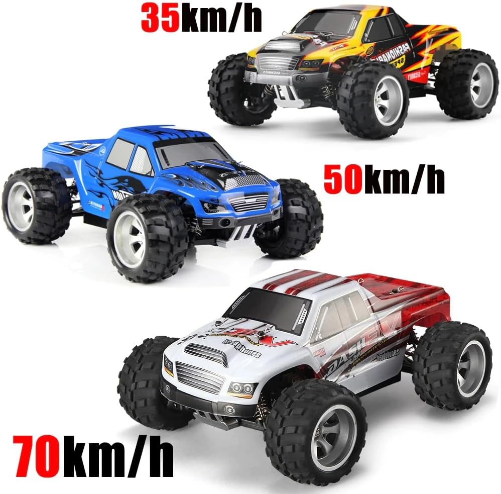 WLtoys XKS A979 Remote Control Off-road RC Car High-speed Water Proof 1:18 2.4G 4WD Foot AlloyToys For Boys Birthday Gifts A979 (A979 1B Red black)