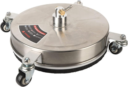 Oppervlaktereiniger – Hogedrukreiniger Oppervlaktesproeier – Vloerreiniger – Reinigingskop – 15 Inch – 4000 PSI Werkdruk – Robuust Messing Met RVS