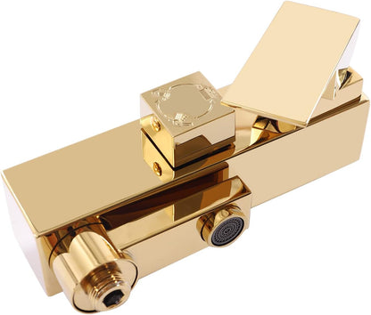 Regendoucheset Gouden Doucheset Douchekop Douchesysteem Retro Douche – Verstelbare Hoogte 80-113 cm – Koper & Roestvrij Staal