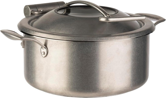APS 12342 Chafing Dish Orbit, 4-delige set Ø 30,5 cm, H: 17,5 cm18/8 roestvrij staal, vintage look
