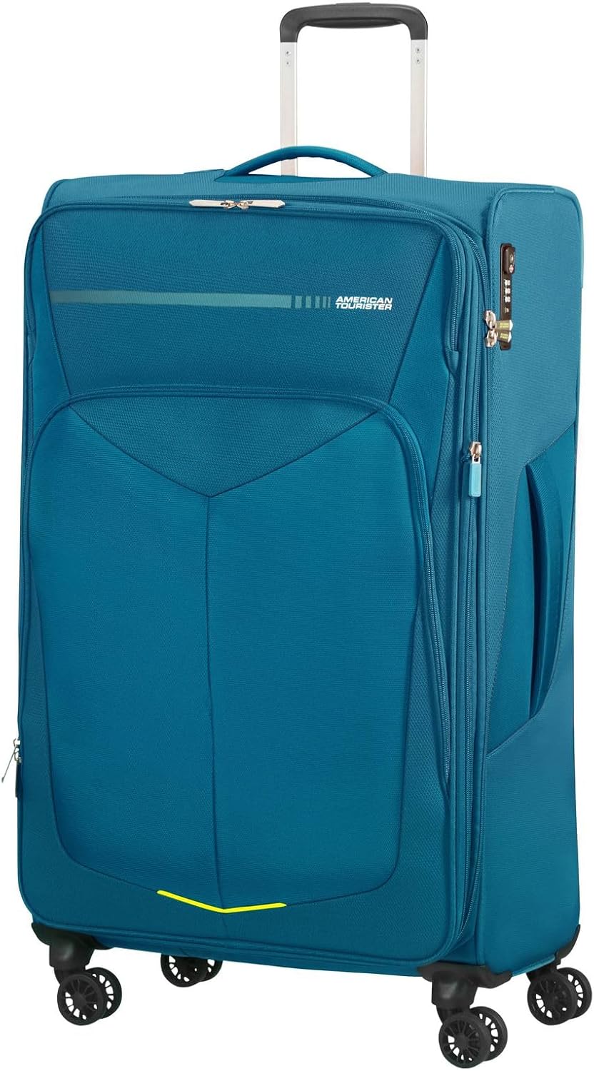 American Tourister SummerFunk, turquoise (teal), Spinner L Erweiterbar (79 cm - 119 L), Spinner L uitbreidbaar (79 cm - 119 liter)