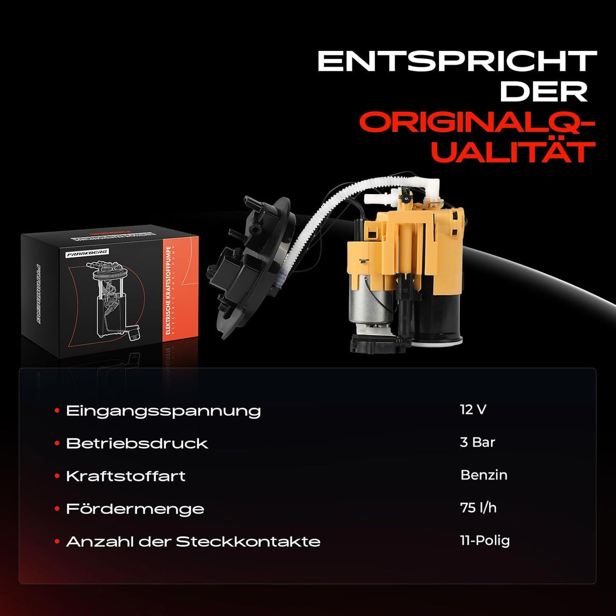 Brandstofpomp voor C-Klasse W205 E-Klasse W213 GLC X253 2.0L 3.0L benzine 2015-2018 2054701594
