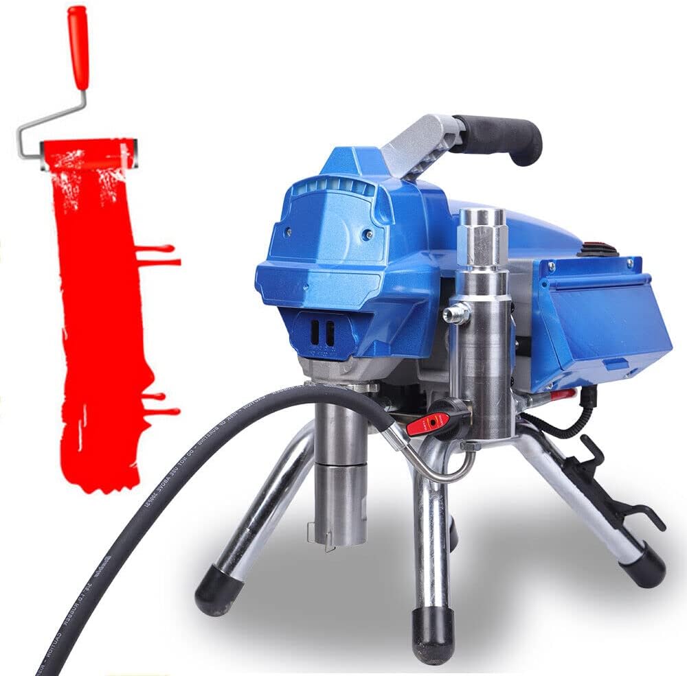 Airless Verfspuit – Verfspuit Machine – Elektrische Spuitpistool – Hogedrukverfspuit – Airless Spuitsysteem – 3000W Brushless Motor – Elektronische Drukregeling