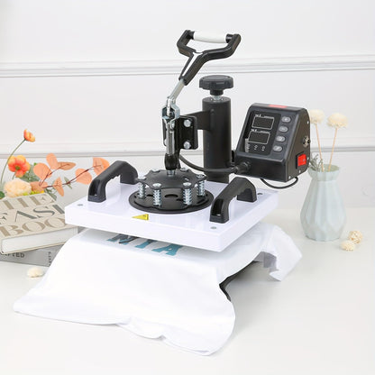Transferpers T-shirt sublimatiepers draaibare druk plotter persen warmtepers digitale warmtepers warmtepers DIY voor T-shirt, tas, matten