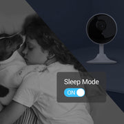 Beveiligingscamera Binnen - WiFi-bewakingscamera - Set van 2 - Draadloos Babycamera - met APP - 1080P wifi-camera  - voor Thuis - 12m Nachtzicht - Bewegingsdetectie - Alarm - Tweewegaudio - 130° Kijkhoek - Wit