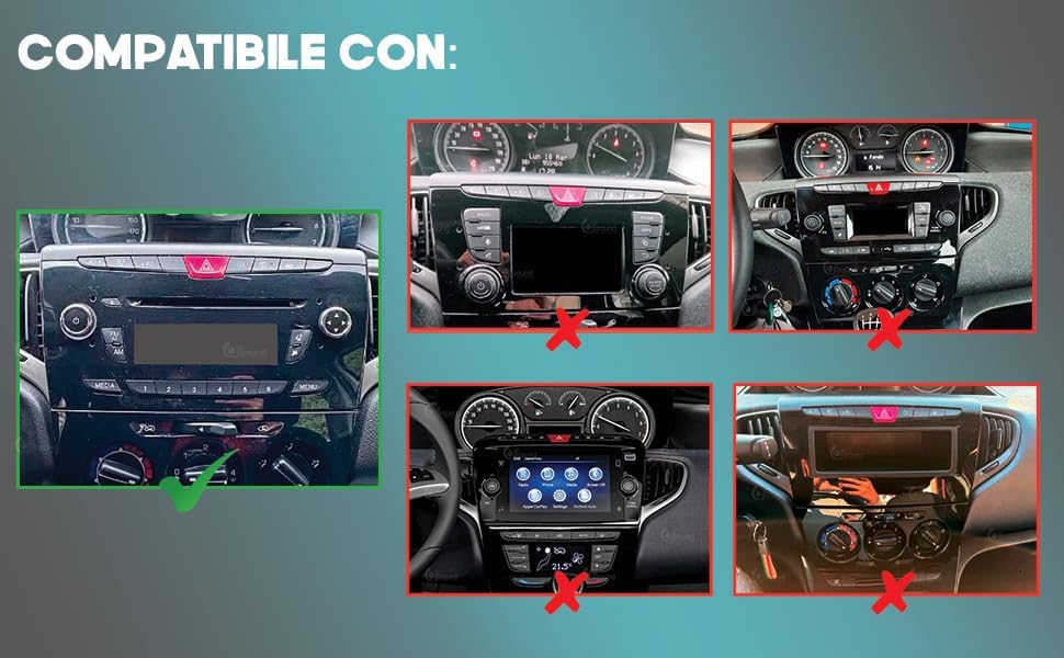 Autoradio Lancia Ypsilon – Navigatiesysteem – Multimedia Receiver – Android Radio – Auto Entertainment – 7-inch Touchscreen – Bluetooth WiFi Connectivity