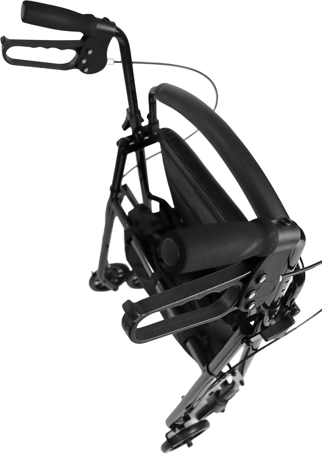 PEPE Mobility Rollator voor senioren met zitting (4 wielen, in hoogte verstelbaar, inklapbaar), loopwagen