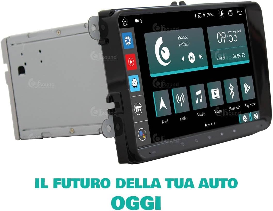 Autoradio – Auto Radio – Car Audio – Multimedia Speler – Volkswagen Specifiek – 9 Inch Touchscreen – Android 8-Core Processor