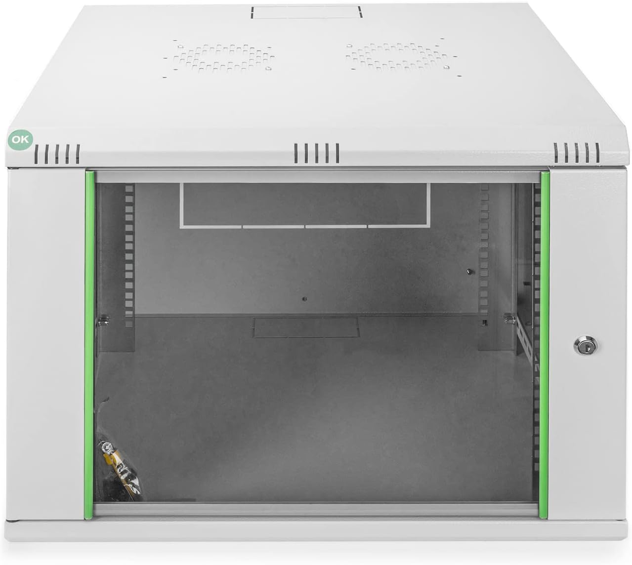 DIGITUS Netwerkkast - 19 inch Rack - 7 U - wandmontage - 600 mm diepte - draagvermogen 60 kg - Dynamic Basic Serie - Grijs