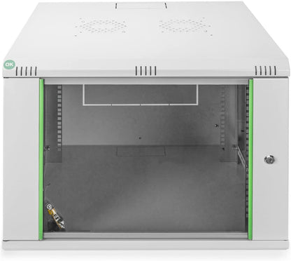 DIGITUS Netwerkkast - 19 inch Rack - 7 U - wandmontage - 600 mm diepte - draagvermogen 60 kg - Dynamic Basic Serie - Grijs