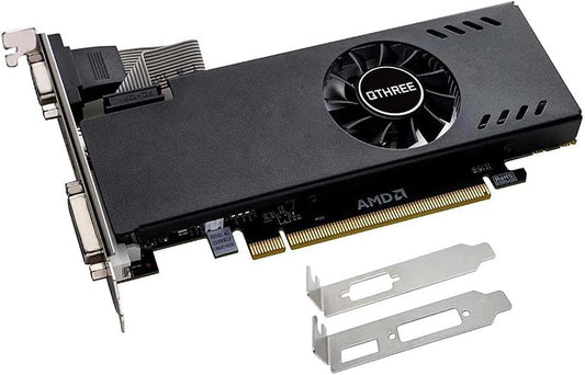 Radeon RX 550 Grafische kaart, 4GB GDDR5 128-bit, laag profiel, DisplayPort 1.4 HDMI DVI-D Dual Link, PCI Express 3.0 x8, Desktop Gaming grafische kaart voor pc, DirectX 12, Computer GPU